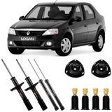 Kit 4 Amortecedor Renault Logan 2012 2013 Cofap - Novo