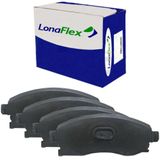 Kit Pastilha Freio Frontier  2005 2006 2007 2008 Lonaflex