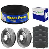 Kit Pastilha Disco Freio Pampa 85 A 97 Dianteiro Ventilado