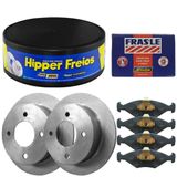 Kit Pastilha Disco Gol G2 95 A 2000 Dianteiro Sólido