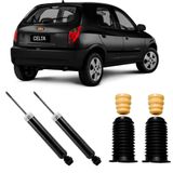 2 Amortecedor Chevrolet Celta 2000 A 2014 Tras Cofap E Kit