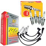 Kit Vela Cabo Vela De Ignição Opala 4 Cilindros 85 A 92 Ngk