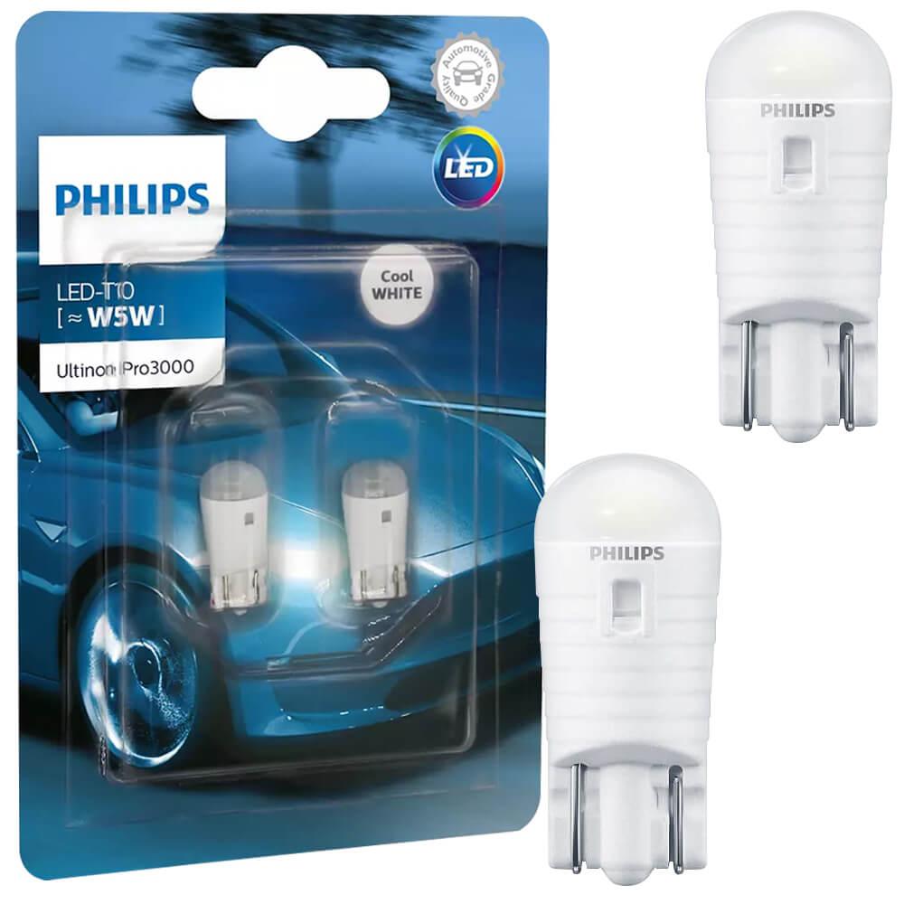 Lampada Philips Pingo Led Ultinon 6000k W5w T10 Super Branca