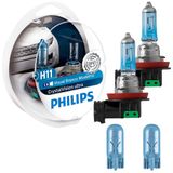 Par Lâmpada Philips Crystal Vision Ultra H11 12v 55w Pgj19-2