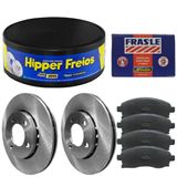 Kit Pastilha Disco Freio Logus 1.6 1.8 93 A 97 Dianteiro
