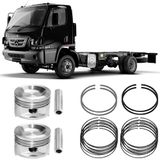 Kit Pistão Anel Std Mercedes Benz Accelo Atego 2012 A 2022