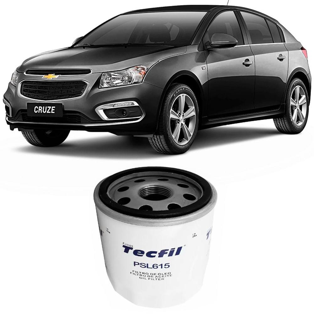 Filtro Óleo Chevrolet Cruze 1.4 16v 2017 Tecfil