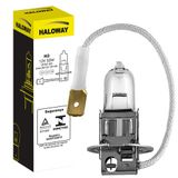 Lâmpada Haloway Halógena H3 12v 55w Pk22s Farol