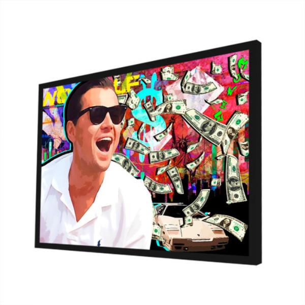 Quadro Decorativo Filme Lobo De Wall Street Grande 53x73cm