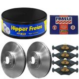 Kit Pastilha Disco Bravo 1.8 2011 A 2016 Dianteiro Ventilado
