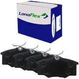 Kit Pastilha Freio Gol G2 G3 G4 1.0 1.6 1.8 96 A 2009 Diant