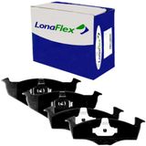 Kit Pastilha Freio Fox Gol Voyage Dianteira Teves Lonaflex