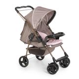 Carrinho De Bebê Milano Rev Ll 1016 Galzerano Cinza/rosa