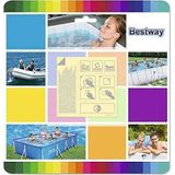 Kit Com 10 Adesivos De Reparo Piscina Colchão Boia Bestway