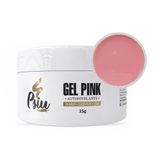 Gel Psiu Hard Pink Escuro Alongamento De Unhas 25gr