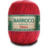 Barbante Barroco Maxcolor Nº 6 200g 226m Vermelho 3402