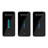 Sistema Microfone Sem Fio Boya By-xm6 K2 Lapela Celular Dslr