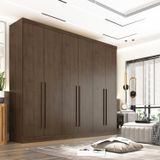 Guarda Roupa Casal 6 Portas 6 Gavetas Gramado 100% Mdf New Canion