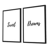 Quadro Decorativo Kit Sweet Dreams - Quarto