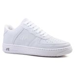 Tênis Estilo Retrô Sneaker Runway Sportwear Masculino 39 Bco/Bco