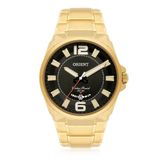 Relógio Orient Aço Masculino Dourado Mgss1157 P2kx