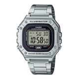 Relógio Casio Masculino Digital Casual Prata W-218hd-1avdf