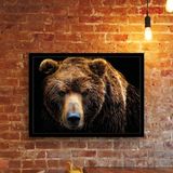 Quadro Decorativo Animais Urso A4