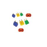 Pino Adaptador Bob Esponja Colorido Adaptador Tomada 10 Pçs