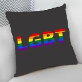 Almofada Decorativa Cheia C/ Zíper Lgbt