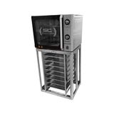 Forno Turbo Convector Smart Inox E Inox Fcsb4e 220v + Bancada Cfcs Inox + 8 Assadeiras - Venâncio