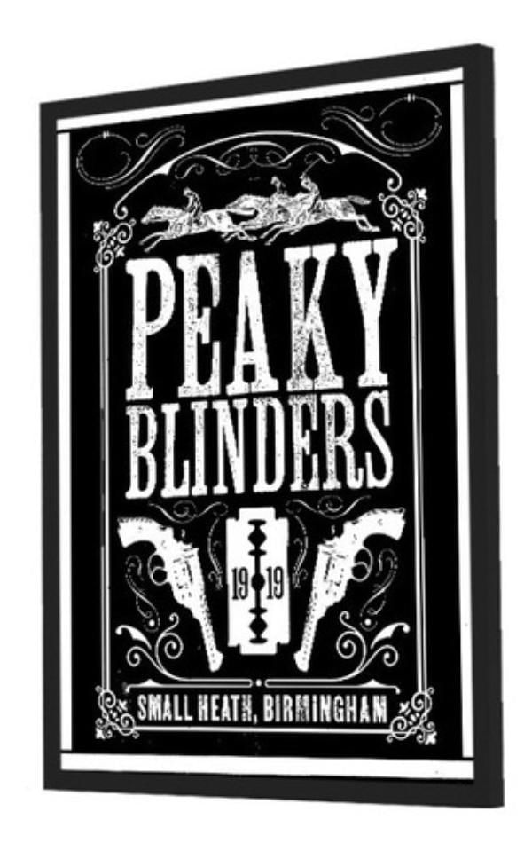 Quadro Decorativo Série Peaky Blinders A3