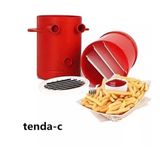 Cortador De Batatas Fritas E Recipiente De Microondas 2 Em 1