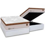 Cama Box Baú Casal: Colchão Molas Sealy Lfk Sealy Royal Comfort Plus + Base White(138x188)