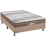 Cama Box Casal: Colchão Espuma D33 Probel /ep Guarda Costas Próintense Plus + Base Clean(138x188)