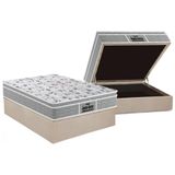 Cama Box Baú Casal: Colchão Probel D45 / Ep Próextreme Plus + Base Clean(138x188)