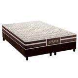 Cama Box King: Colchão Ortopédico Probel Guarda Costas Extra Firme + Base Crc Suede Brown(193x203)