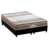 Cama Box Queen: Colchão Espuma Probel D33/ep Guarda Costas Próintense Plus + Base Black(158x198)