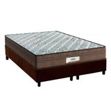 Cama Box King: Colchão Molas Ensacadas Probel Masterpocket Prodormir Pallace + Base Brown(193x203)