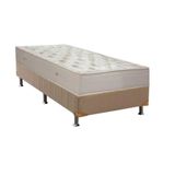 Cama Box Solteiro: Colchão Molas Ortobom Multilastic Superluxo + Base Clean(88x188)