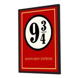 Quadro Decorativo Harry Potter Plataforma 9 3/4 A3