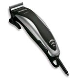 Maquina de Cortar Cabelo com Fio Mondial Hair Stylo Preto/Prata 4 Níveis de Altura 4 Pentes 220V