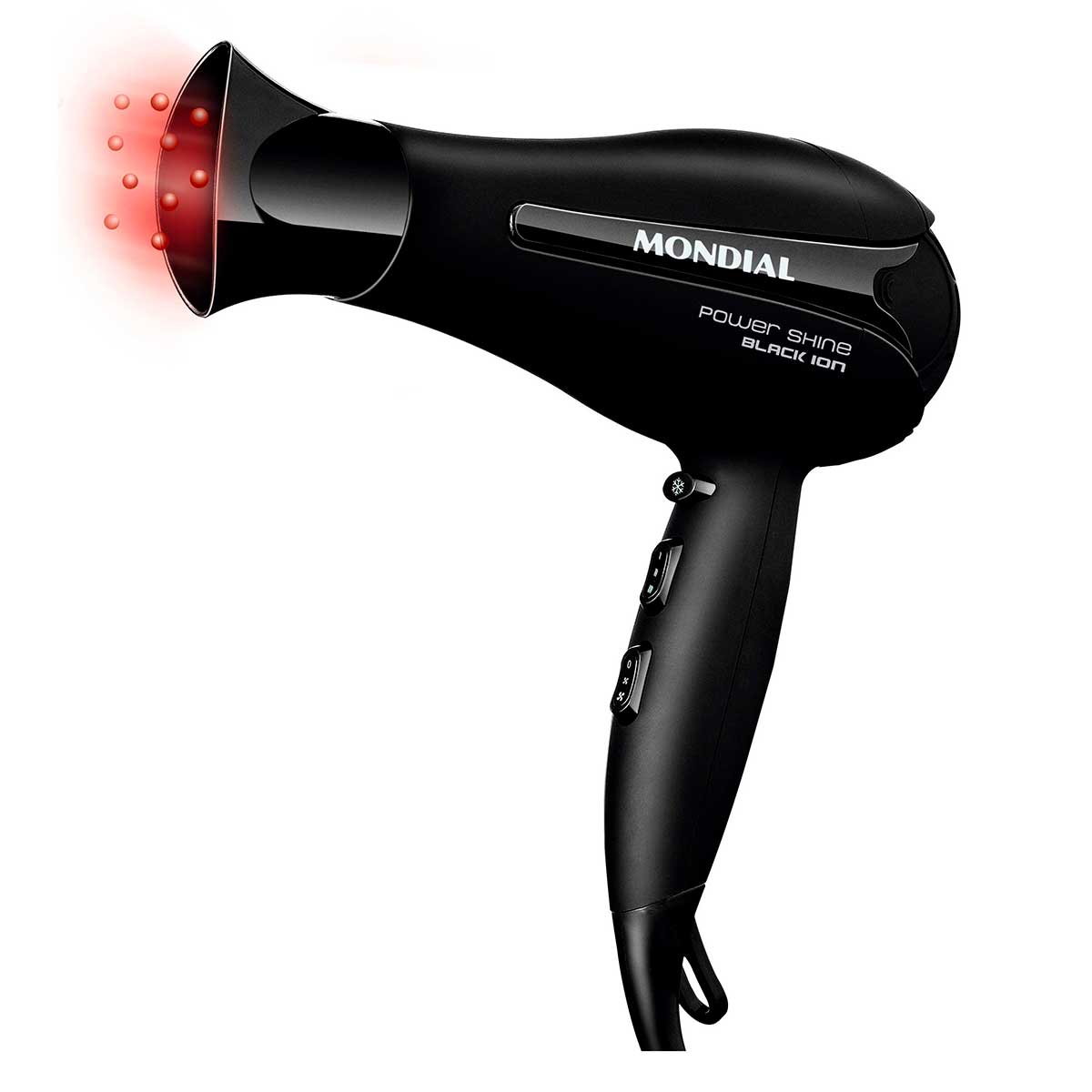 Secador de Cabelo Mondial Power Shine SC-13 1900W Preto 127V