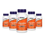 L Carnitine Carnitina 500mg Now Foods 60 Cápsulas Veganas 5un