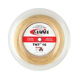 Corda De Raquete Gamma Tnt2 16 1.32mm 110m Reel (natural) - Excelente Desempenho Para O Seu Jogo