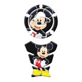 Adesivo Protetor Tanque Bocal Moto Yamaha Mickey Preto
