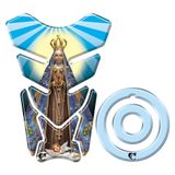 Adesivo Protetor Tanque E Bocal Yamaha Nossa Senhora Azul