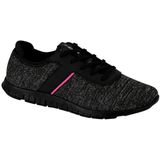 Tenis Urbano Feminino Cadarço Mescla Actvitta 4202.541.26324 - Preto Mescla - 36
