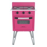 Fogao A Gas 2 Bocas Venax Gemini Vetro Pink