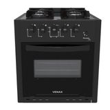 Fogão a Gás de Embutir 4 Bocas Venax Picasso Line Preto
