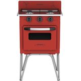Fogão A Gás Venax Gemini Vetro 2 Queimadores Vermelho Glp 7511
